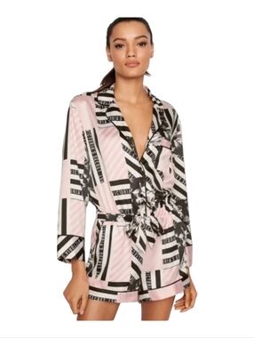 Victorias Secret Pajama Romper Size L NWT